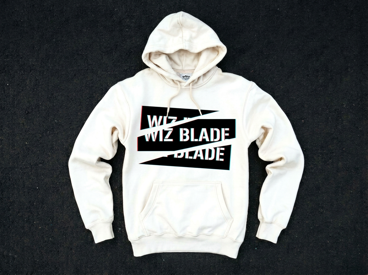 Glitch Hoodie / Bone