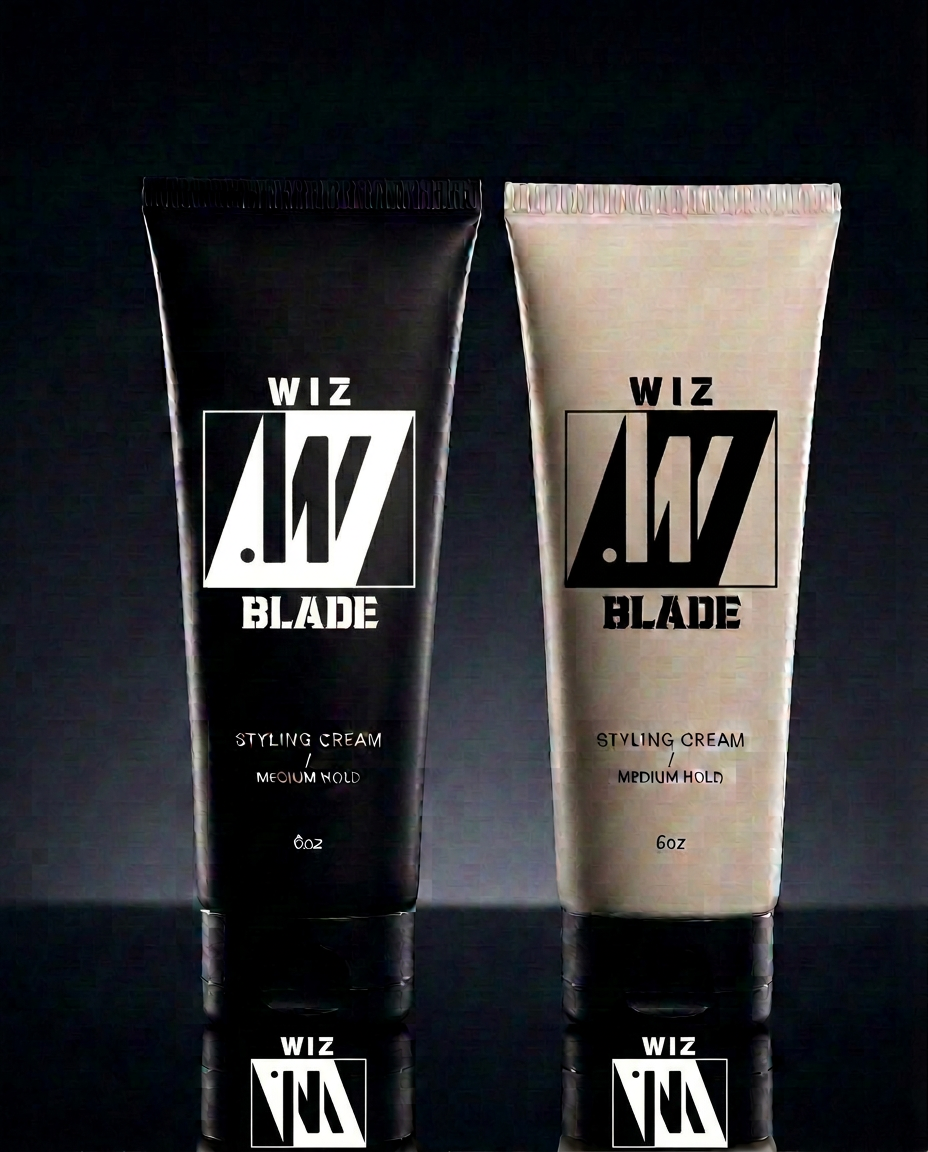 Wiz Blade Styling Cream — Black · Bone label
