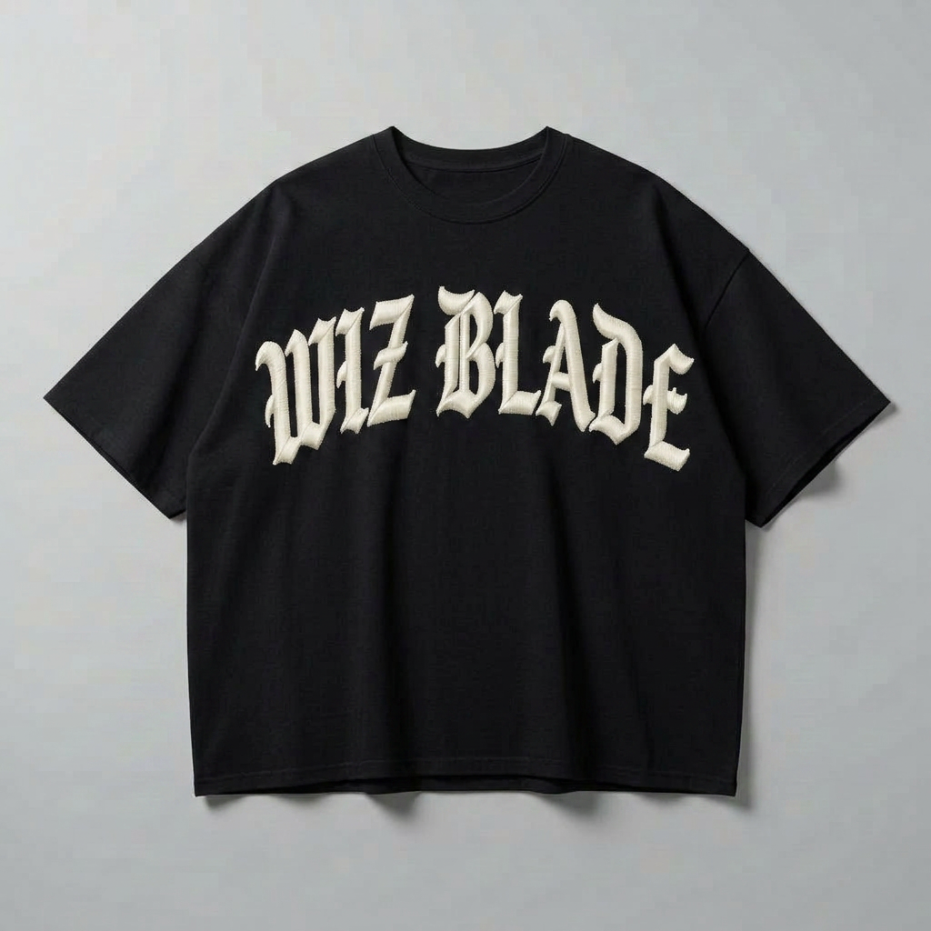 Blackletter Tee / Black