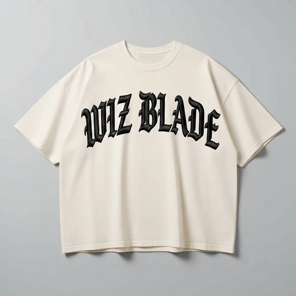 Blackletter Tee / Bone