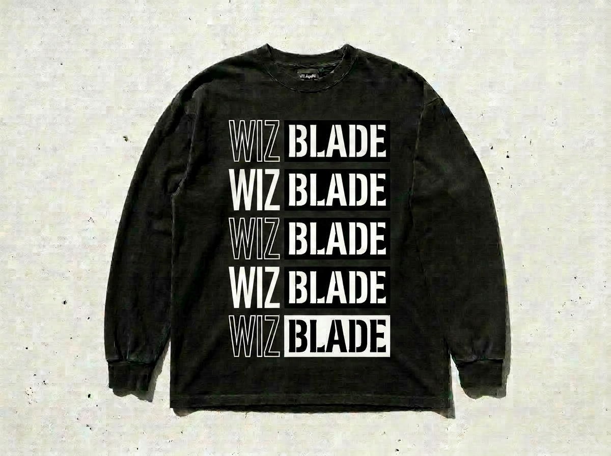 WIZ BLADE Longsleeve / Black