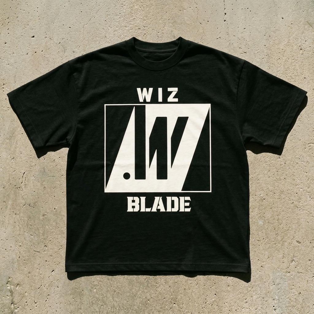 Save File Stencil Tee / Black