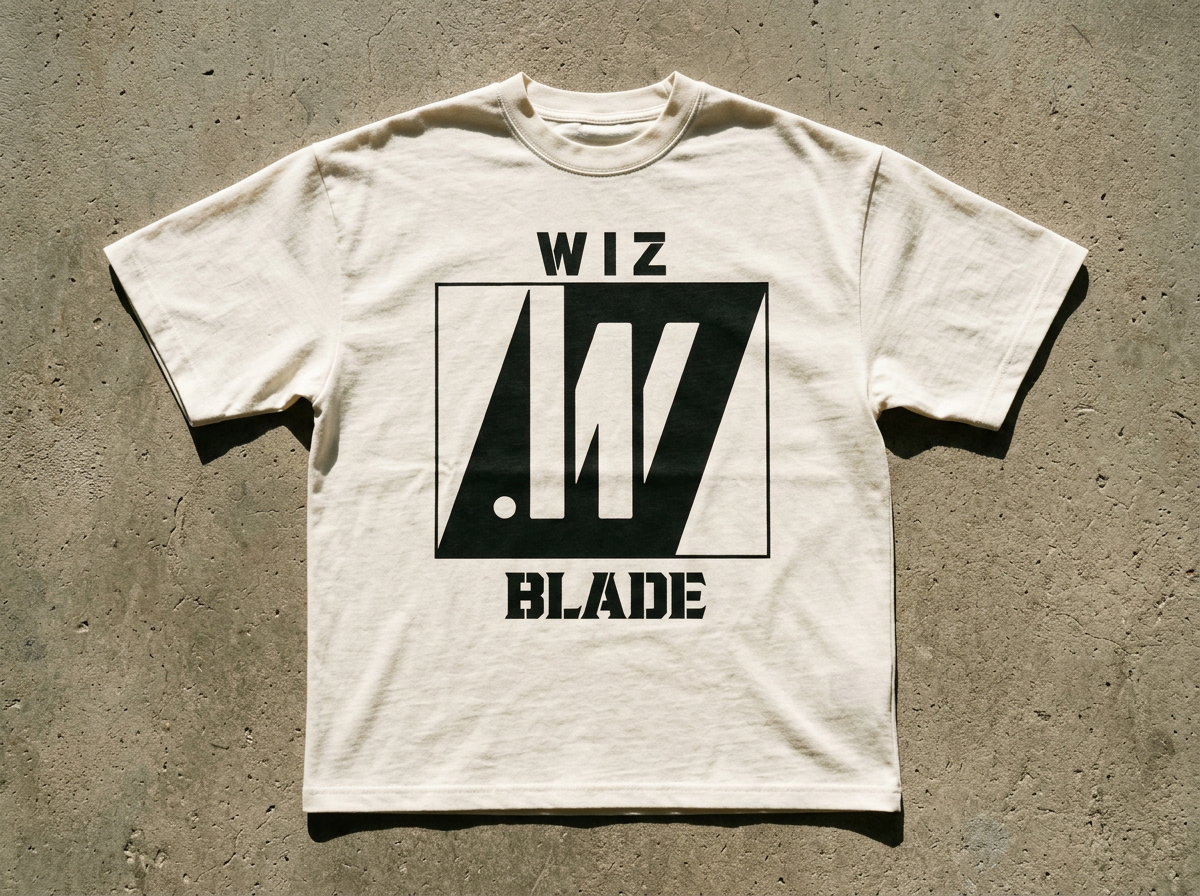 Save File Stencil Tee / Bone